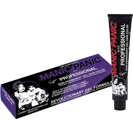 Vopsea de păr semi-permanentă, Manic Panic, Love Purple Power, 90ml