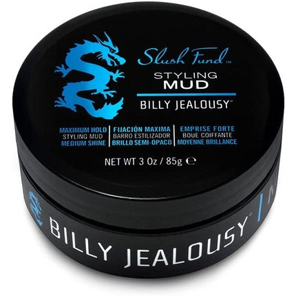 Crema de stilizare păr, Billy Jealousy, Slush Fund Styling Mud, Negru, 85g