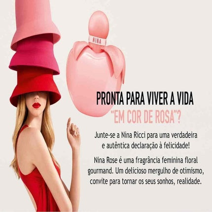 Eau de Toilette, Nina Ricci, Rose, 50ml