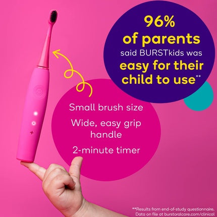 Periuță Electrică pentru Copii Burst Kids & Toddlers, Roz