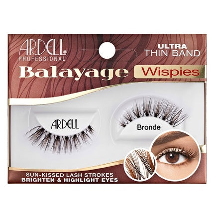 Gene false Ardell Balayage Wispies - Bronde Light Brown și Blonde Blend