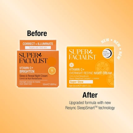 Super Facialist Vitamina C Crema de Noapte Super Glow 50ml