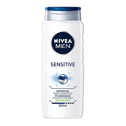 Gel de Duș Nivea Men Sensitive 500ml Alb cu Capac Albastru