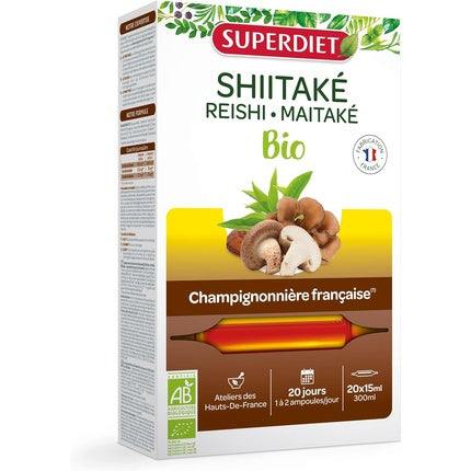 Set Șampon și Balsam, Super Diet, Shiitake Bio