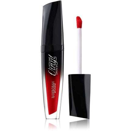 Ruj lichid Deborah Milano Volume Vinyl Lipstick 6, roșu, finisaj lucios, aplicator