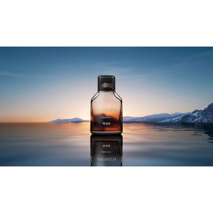 Parfum TUMI Awaken For Men 100ml EDP Spray pentru bărbați, sticlă transparentă cu capac negru
