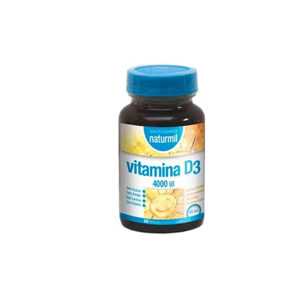 Naturmil Vitamina D3 4000 UI, 60 Capsule