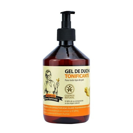Gel de duș Oma Gertrude Energizing 500ml ambalare pompă design vintage