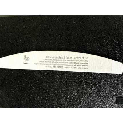 File de unghii Zebra Half Moon 100/180, transparent