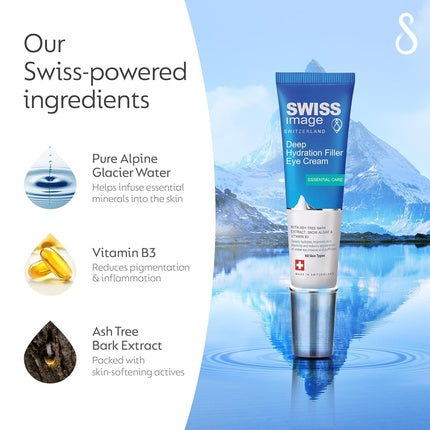 Creamă Hidratantă pentru Ochi Swiss Image cu Niacinamidă, 15 g