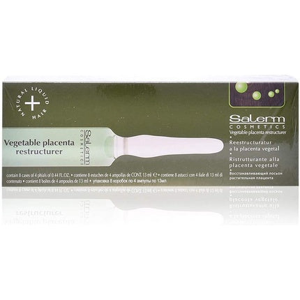 Restructurant păr Salerm, Vegetable Placenta, 32x13ml, verde