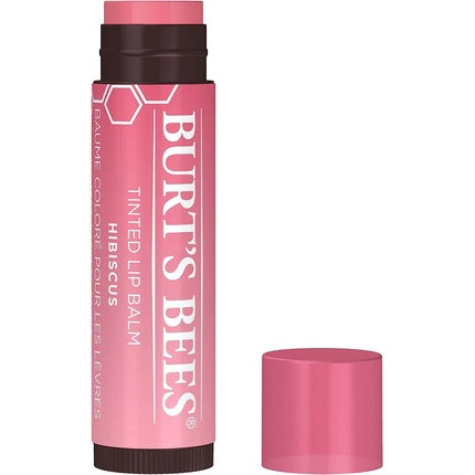 Balsam pentru buze colorat Burt's Bees Hibiscus cu unt de shea 4.25g