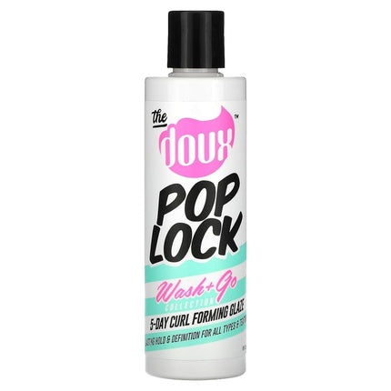 Gel de păr Pop Lock, The Doux, pentru bucle definite, ambalaj alb și roz
