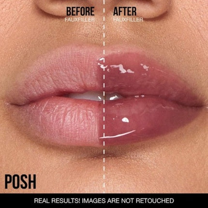 Luciu de buze, Huda, Faux Filler, roz deschis