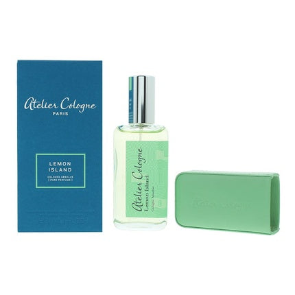 Atelier Cologne Lemon Island, parfum unisex, 30 ml, sticlă transparentă cu etichetă verde