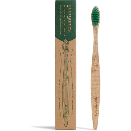 Periuță de dinți Georganics, medie, eco-friendly
