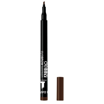 Creion Spray pentru Sprâncene, Debby Eyebrow Marker 03 Dark Brown, Culoare Maro Închis