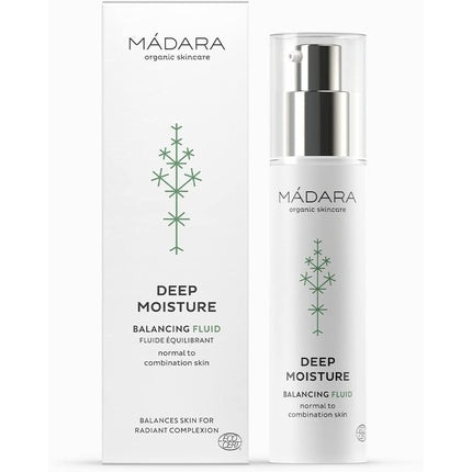 Fluid hidratant Mádara, 50ml, piele normală și mixtă