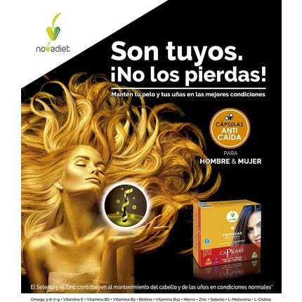 Supliment alimentar, Nova, Capilare Anti-Cădere, 60 capsule