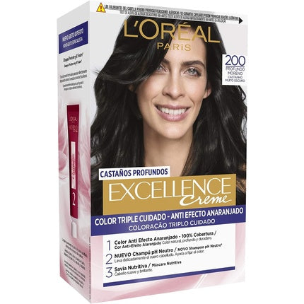 Vopsea de par, L'Oréal, Excellence, nuanta brun inchis