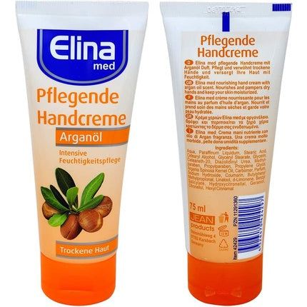 Cremă de mâini, Elina Med, argan, 75ml