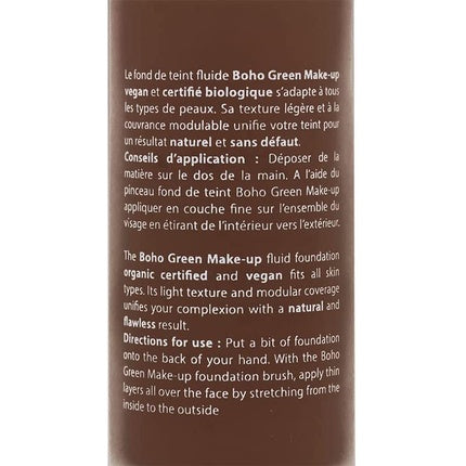 Fond de ten fluid, Boho Green Make-Up, expresso, organic
