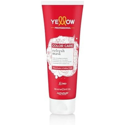 Masca de păr Alfaparf Milano Yellow Color Care Refresh Mask, nuanța Red