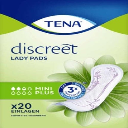 Tena Lady Discreet Mini Sanitare, Albe, x20 buc