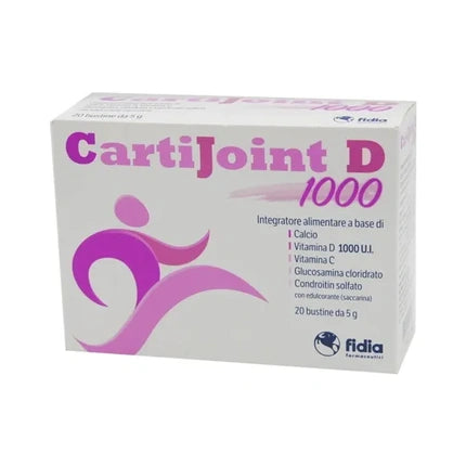 Integrator alimentar Fidia Pharmaceuticals CartiJoint D 1000, 20 bustine