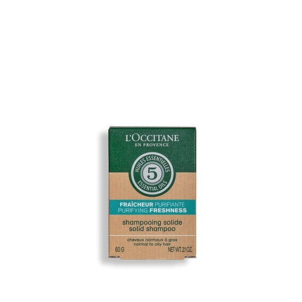 Șampon solid, L'Occitane, Purifying Freshness 60g