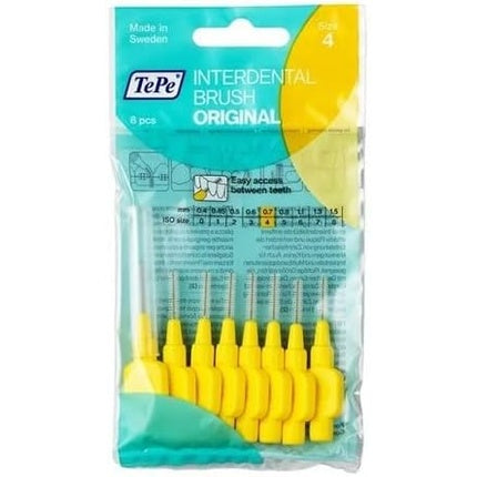 TePe Interdental Brush Original, galben, 8 buc