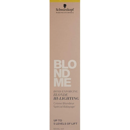 Blondă, Schwarzkopf BlondMe Bond Enforcing Hi-Lighting Cream, Warm Gold, 60ml