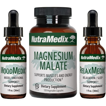 Suplimente, NutraMedix, Stress Support, capsule si extract lichid