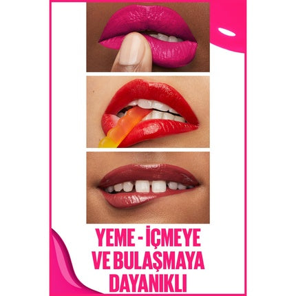 Ruj lichid, Maybelline New York, SuperStay Vinyl Ink, roz, 4.2ml