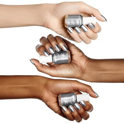 Lac de unghii, Essie, 387 Apres Chic, argintiu metalic, 13.5ml