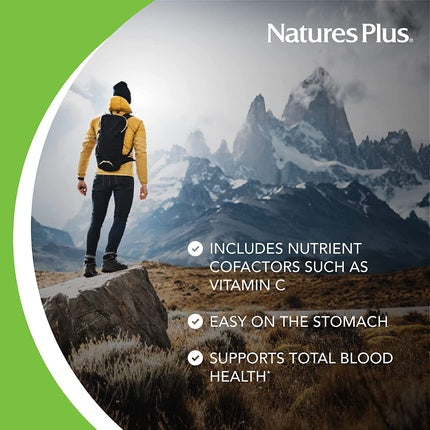 Capsule fier, Nature's Plus Hema-Plex Fast-Acting, 60 capsule, 85mg