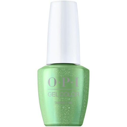 OPI Gelcolor, Verde cu sclipici, Smudge Proof