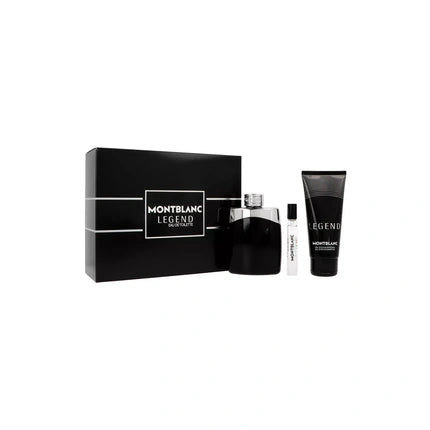 Set Parfum Montblanc Legend, Cadou Barbati, 100ml EDT + 75ml EDT + 100ml Gel Dus
