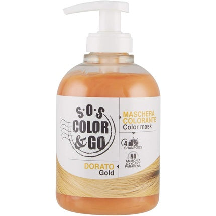 Masca par, Beauty Application Srl, Color & Go, culoare auriu