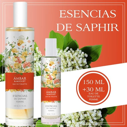 Set Parfum, Parfums Saphir, 100ml cu 30ml, Floral