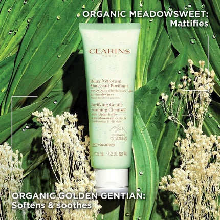 Produs de curățare facială, Clarins, Purifying Gentle Foaming Cleanser, 125ml