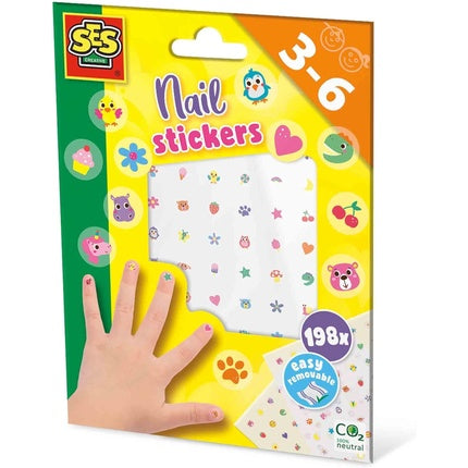 Autocolante pentru unghii, SES Creative, diverse desene