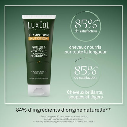 Șampon nutritiv Luxéol - Îndulcește părul pentru vitalitate