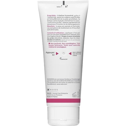 Crema de față Bioderma Crealine Erycontrol, alb cu detalii roz, 100 ml