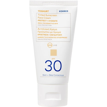 Protecție solară, Korres, Yoghurt Tinted SPF30, 50 ml