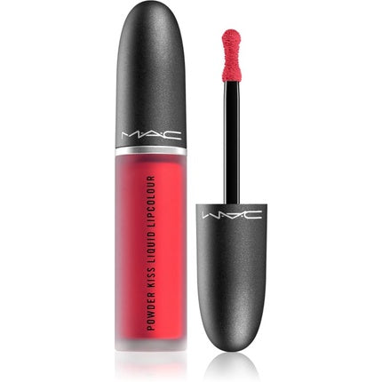 Ruj lichid mat, MAC Cosmetics, Powder Kiss Liquid Lipcolour, Escandalo, 5 ml