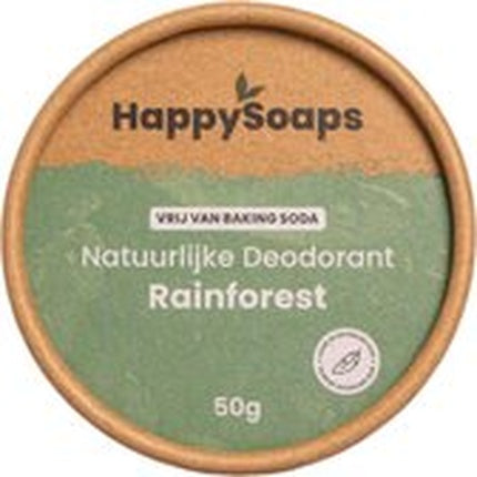 Deodorant Natural Happy Soaps Rainforest pentru Piele Sensibilă - 50ml