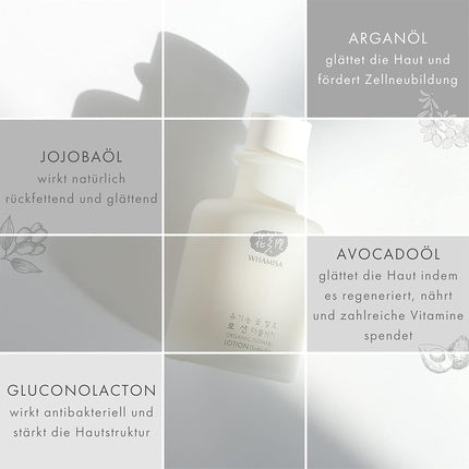 Loțiune de corp, Whamisa, Organic Flowers, alb, 150ml