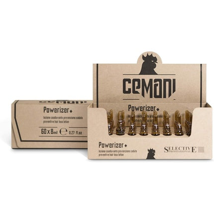 Loțiune Anticadere Selective Professional Cemani Powerizer+, 60x8ml