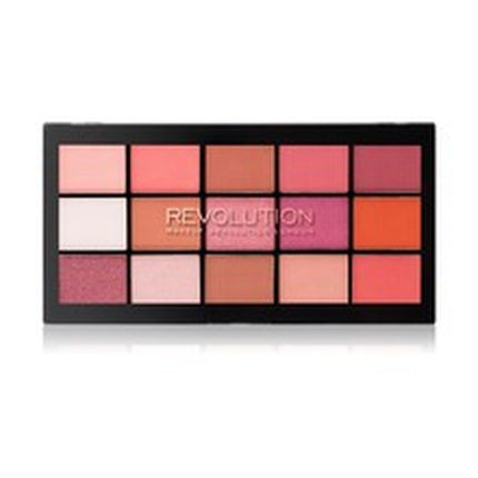 Paletă Ochi Makeup Revolution Reloaded Palette Eye Palette Newtrals, 15 culori, roz și portocaliu